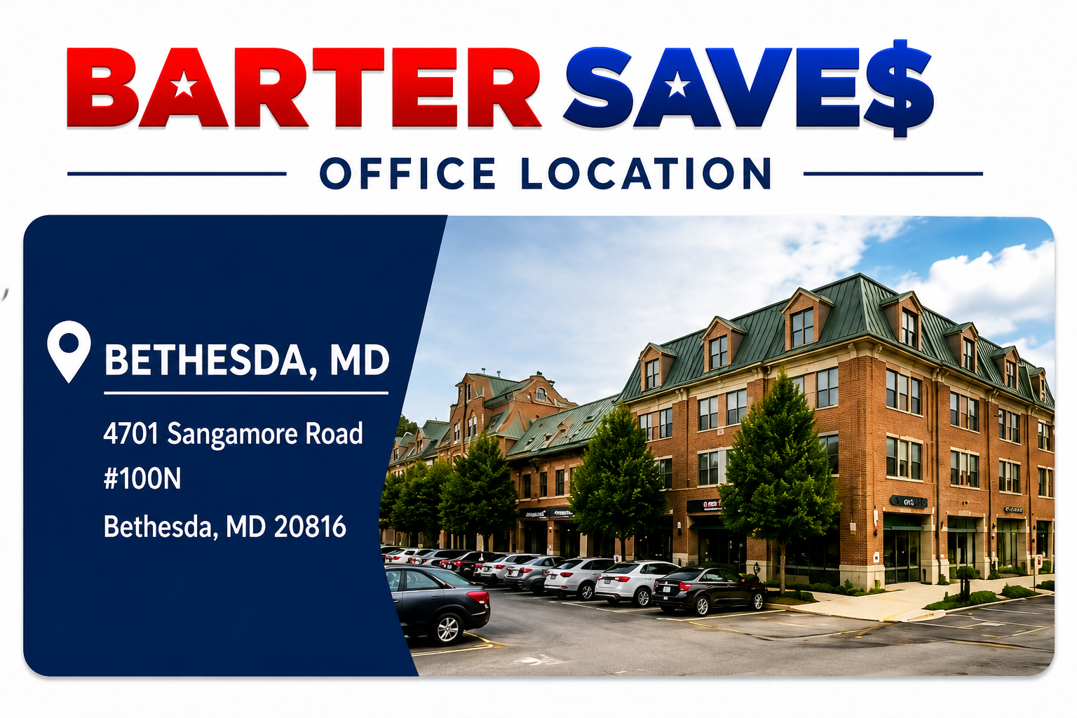 BarterSaves regional office serving Calvert County, MD